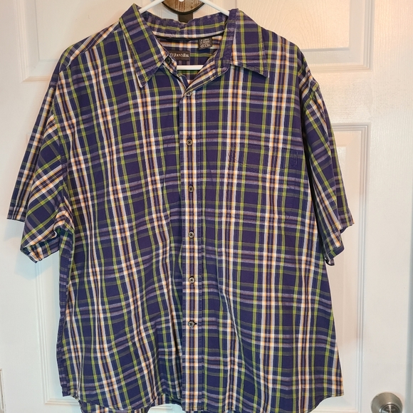 St. John's Bay Men's Classic Short Sleeve Button Down Shirt,  Size: XL - Picture 3 of 11